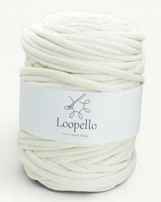 Produktbild von Loopello Baumwollkordel Pro 9 mm 100 m – Natur