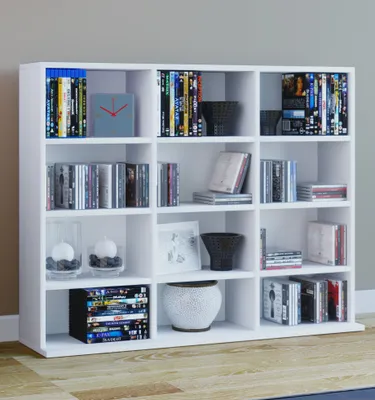 Produktbild von VCM my home Bücherregal Megosa Mini weiß 102,0 x 23,0 x 83,0 cm