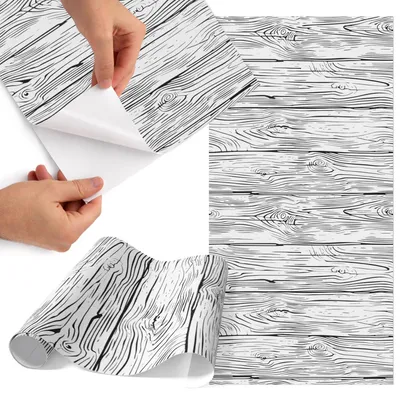 Produktbild von Möbelfolie 50x100 cm - Klebefolie Möbel - Selbstklebende Folie - Folie für Möbel - Möbelfolie Küche - Klebefolie Küche - Möbelfolie Schrank - Wasserdicht - Abwaschbar - Selbstklebend - Luftblasenfrei - Rückstandslos entfernbar - Holzmaserung
