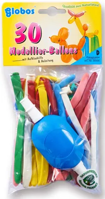 Produktbild von 30 Modellier-Luftballons mit Pumpe
