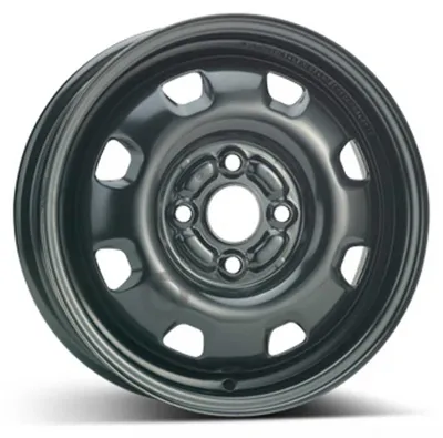 Produktbild von 14 Zoll Stahlfelge ALCAR 14"x5" 4x100 PCD ET46 54.00mm Felge Schwarz