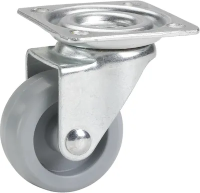 Produktbild von Lenkrolle mit Platte 36 x15 x 50 mm, Tragkr. 35kg