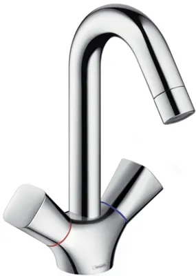 Produktbild von Hansgrohe Logis Zweigriff Waschtischarmatur Chrom ohne Ablaufgarnitur