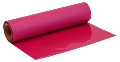 Produktbild von Plottermarie Plotterfolie Flex S für kreative Veredelungen – Plotterfolie für Textildruck, T-Shirts, Baumwolle, Polyester & Plotterprojekte Fuchsia 100 x 50 cm