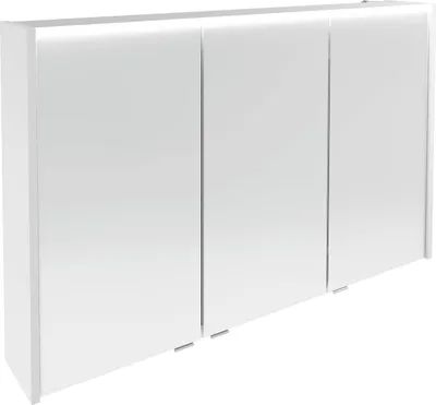 Produktbild von Verona LED-Spiegelschrank Hängend, Vormontiert, Germany Badspiegel in Weiß-Hochglanz 110 x 68,3 x 16,5 cm Elegant und Praktisch