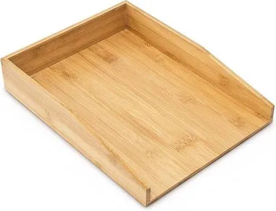 Produktbild von Famanu Briefablage A4 - stapelbar - Natur - ca. 6 x 25 x 34 cm