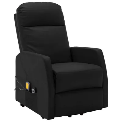 Immagine prodotto di vidaXL Poltrona per massaggi con ausilio per l'assistenza in piedi in Pelle finta nera