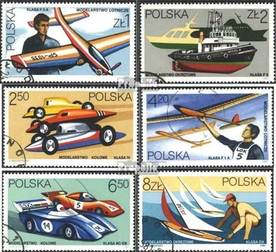 Produktbild von Briefmarken Polen 1981 Mi 2757-2762 (kompl.Ausg.) gestempelt Modellsport