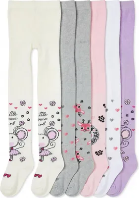 Produktbild von TupTam Mädchen Strickstrumpfhosen Bunt Gemustert 6er Pack, Farbe: Farbenmix 5, Größe: 62-74