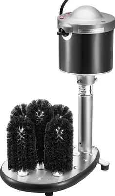 Image de Lave-verres électrique Nettoyeur de verres à 5 brosses 600 verres/heure pour verres à vin