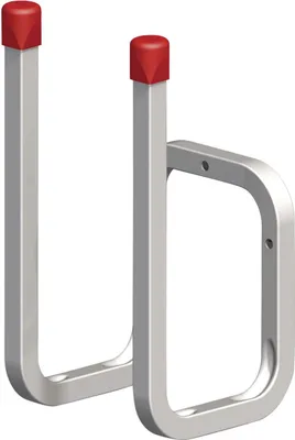 Produktbild von alfer Stiefelhalter 98 mm 98 x 120 x 400 mm Maß D: 98.0 mm verzinkt rot