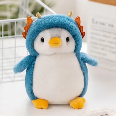 Zdjęcie produktu dla Pluszowa zabawka - pingwin, 20 cm, niebieski