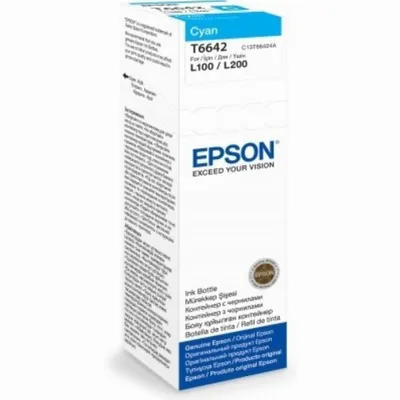 Produktbild von Epson Tinte cyan T 664 70 ml               T 6642