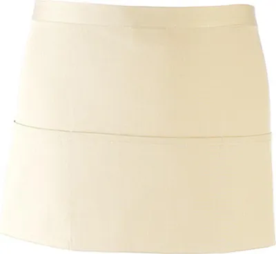Produktbild von Premier Workwear PR155 | Taschenschürze ŽColoursŽ - 60 x 33 cm - Hauswäsche: bis 60 ° - Farbe: Natural (ca. Pantone 1205) - Größe: 60 x 33 cm