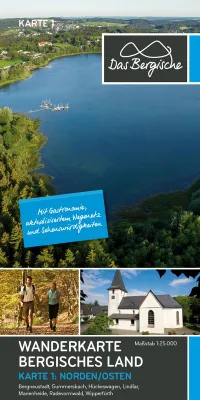 Produktbild von Wanderkarte Bergisches Land 1:25.000
