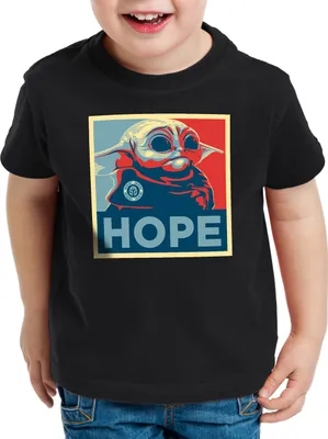 Produktbild von A.N.T. Baby Yoda Hope Kinder T-Shirt mini mando kopfgeldjäger