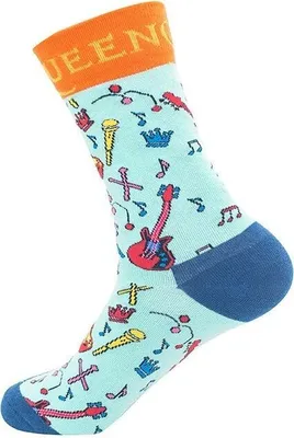 Produktbild von Musthaves - Socks / Socken Uni - Einheitsgröße Gr. 38 -45 - Guitar / Gitarre - Queen
