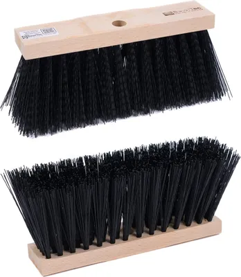 Produktbild von BawiTec Spezialbesen Straßenfeger 40cm Kunststoff-schwarz Kehrbesen Besen Straßenkehrer Feger