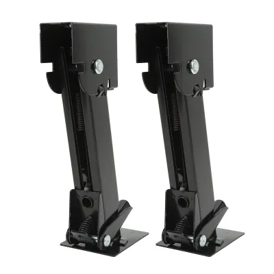 Zdjęcie produktu dla 2 SZTUK Stabilizator Podnośnik Żelazny 650lb Wsparcie 1000lb Udźwig Teleskopowe Regulowane Wysięgniki Swing Down