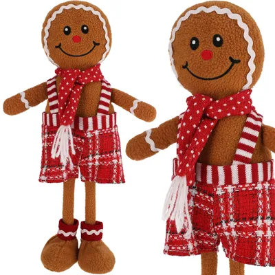 Produktbild von JUMIhome Weihnachtswichtel Lebkuchenmann Dekofigur 37 cm