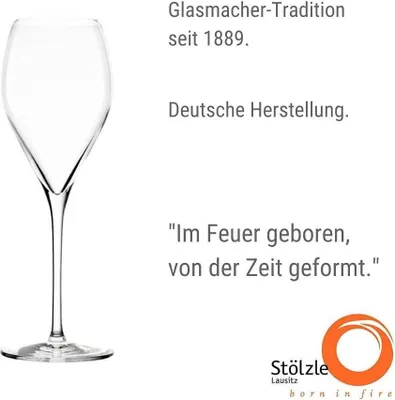 Produktbild von Stölzle Lausitz Set 6 Stück PRESTIGE Champagnerkelch klar 190 00 29 | EAN 4012632150653