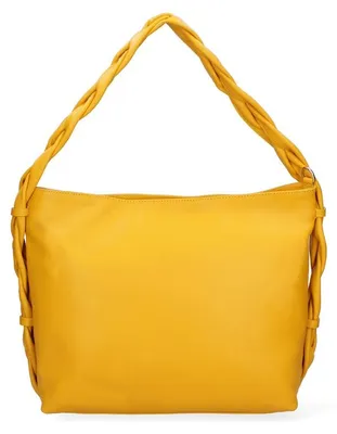 Produktbild von Lux Damen Schultertasche aus echtem Leder mit verstellbarem Trageriemen, handgefertigt in Italien