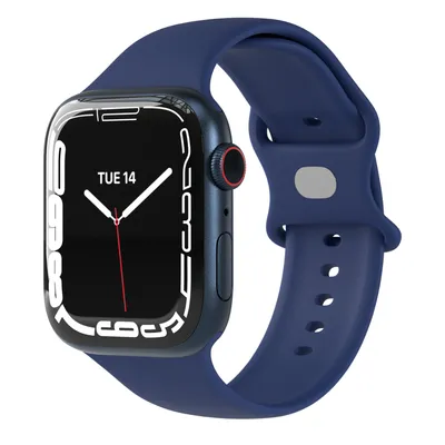 Produktbild von EAZY CASE Apple Watch Armband Silicon 38mm/40mm/41mm verstellbares Ersatzarmband, iWatch Serie, Sportarmband in Blau