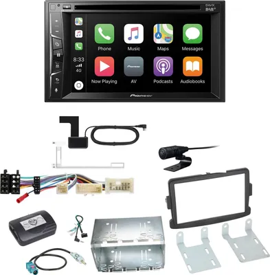 Produktbild von Pioneer AVH-Z3200DAB Bluetooth MP3 USB DAB+ Einbauset für Renault Captur Master