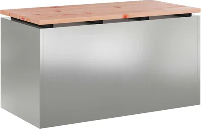 Obrázek produktu pro vidaXL Pozinkovaná ocelová zahradní lavička 80 x 40 x 43 cm