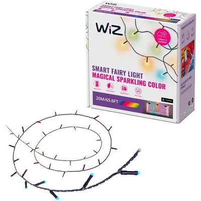 Immagine prodotto di Ghirlanda luminosa - WIZ - 20 m - 160 lampadine - Luce bianca e colorata - Wi-Fi