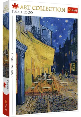 Produktbild von Trefl-Puzzle, 1000 Teile: Caféterrasse bei Nacht