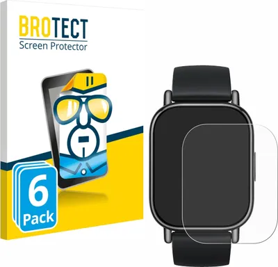 Produktbild von 6x Für Xiaomi Redmi Watch 5 Lite Schutzfolie BROTECT Displayschutz Display Schutz Folie Klar Transparent