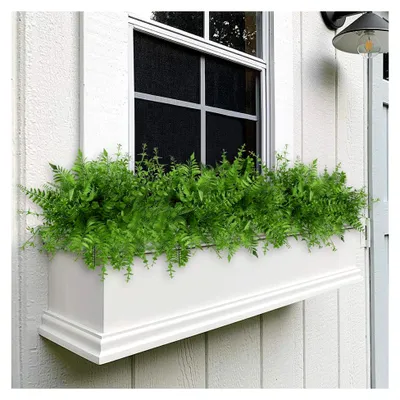 Produktbild von 10 Stück künstliche Farne für Garten, Vase, Hochzeit und Partydekoration