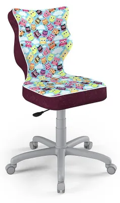 Zdjęcie produktu dla Krzesło Wzrostowe Dla Dzieci I Młodzieży, Ergonomiczne Krzesło Do Biurka, Dla Osób O Wzroście 146-176 Cm, Kolor: Szary, Model: Storia 32