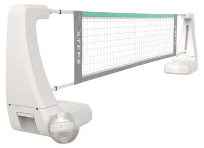 Immagine prodotto di Step2 Vero Poolside Rete da Pallavolo da Piscina in Plastica Bianca | Rete da Piscina Regolabile con Palla, Pompa a Mano e Borsa per il Trasporto - Base Fissabile | Dentro e Fuori Piscina
