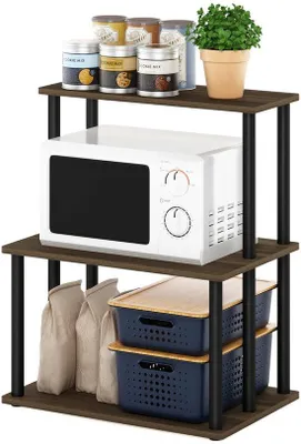 Immagine prodotto di Scaffale da cucina a tre ripiani per uno spazio di stoccaggio ottimale