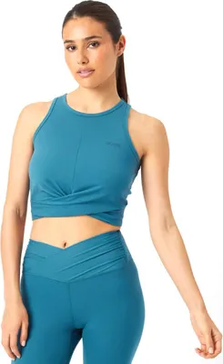 Produktbild von Björn Borg - Damen - Studio Cross Tanktop - Blau - Gr. XL