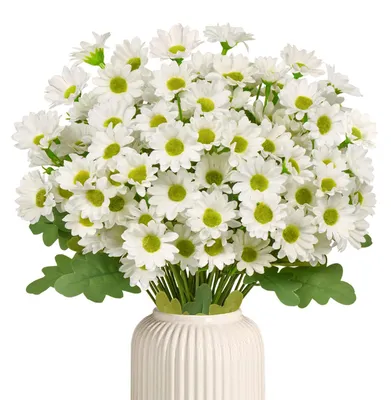 Productafbeelding van Kunstbloemen - 8 bosjes herfstbloemen - Decoratie voor binnen en buiten