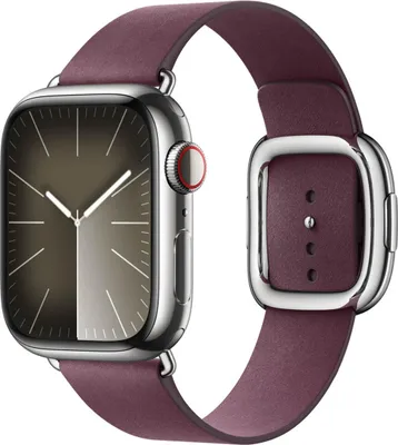 Image de Apple Modern Buckle FineWoven pour Apple Watch | 38/40/41/42 mm - Taille M - Mulberry