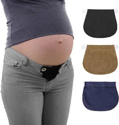 Produktbild von 1 Stück Taillenverlängerung, elastische Hose, Schwangerschafts-Bundgürtel
