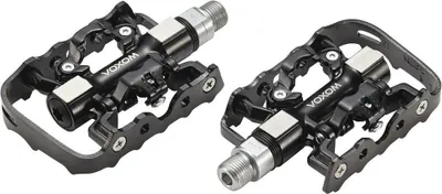 Produktbild von Voxom Pedal Touring SPD-Pe18 schwarz beidseitig (Plattform/Spd) Cr-Mo Achse A....