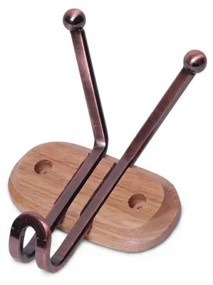 Produktbild von Wandhaken Kleiderhaken Holz Kleiderhaken Garderobenhaken Huthaken Haken Ordnung