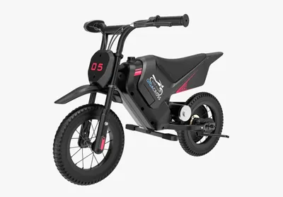 Produktbild von GigaBlue GigaCross Elektro CROSS Motorrad Laufrad Kinder - 12" 150W Motor 14.4V 4Ah - Schwarz