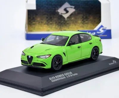 Zdjęcie produktu dla Alfa Romeo Giulia Quadrifoglio (2020) zielony SOLIDO 1:43