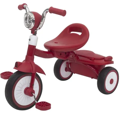 Productafbeelding van Kinderdriewieler - met Pedalen - Driewieler - Peuterfiets - Driewieler Trike - Kinderfiets - PolyurethanWielen