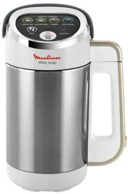 Zdjęcie produktu dla Moulinex Easy Soup LM841B, 3 l, Czajnik styl, Stal nierdzewna, Szary, Biały, 40 min, Przyciski, Czarny