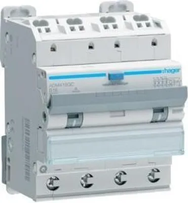 Produktbild von HAGER Fehlerstrom-Leitungsschutzschalter 4P 6kA B-16A 30mA Typ A QC/QB