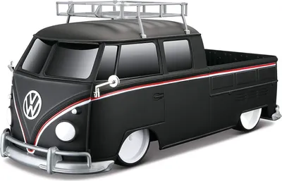 Produktbild von Maisto Tech 82048 - Ferngesteuertes Auto - VW Bus Typ 2 Pick-Up (matt-schwarz, Maßstab 1:16)