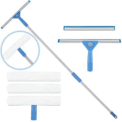 Image de AMERWASH PLUS : raclette pour le nettoyage des fenêtres et miroirs de grande hauteur