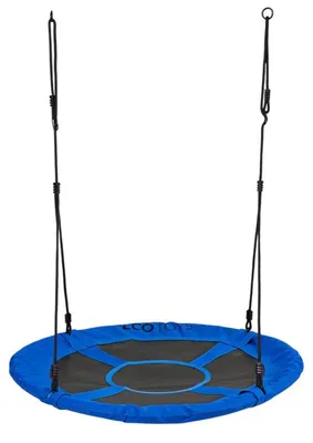 Image de Balançoire de jardin « nid de cigogne » 100 cm, bleue, ECOTOYS